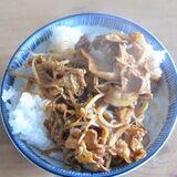 手抜きでおいしい豚キム丼